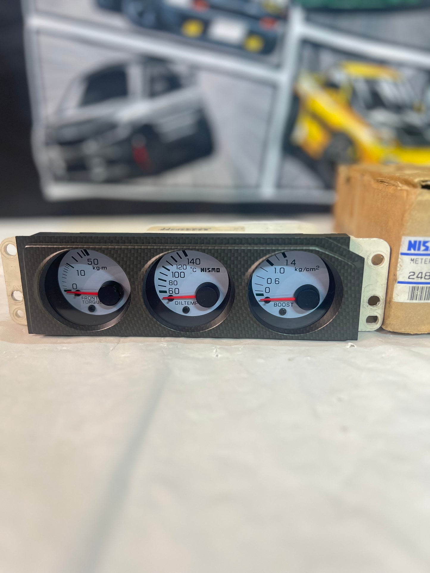 Nissan Skyline Bcnr33 R33 NISMO TRIPLE GAUGE (white face).
