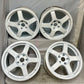ENKEI EVO TARMAC RARE 17x8 wide WHEELS 5x114.3 +35 OEM Colour & Used Condition.