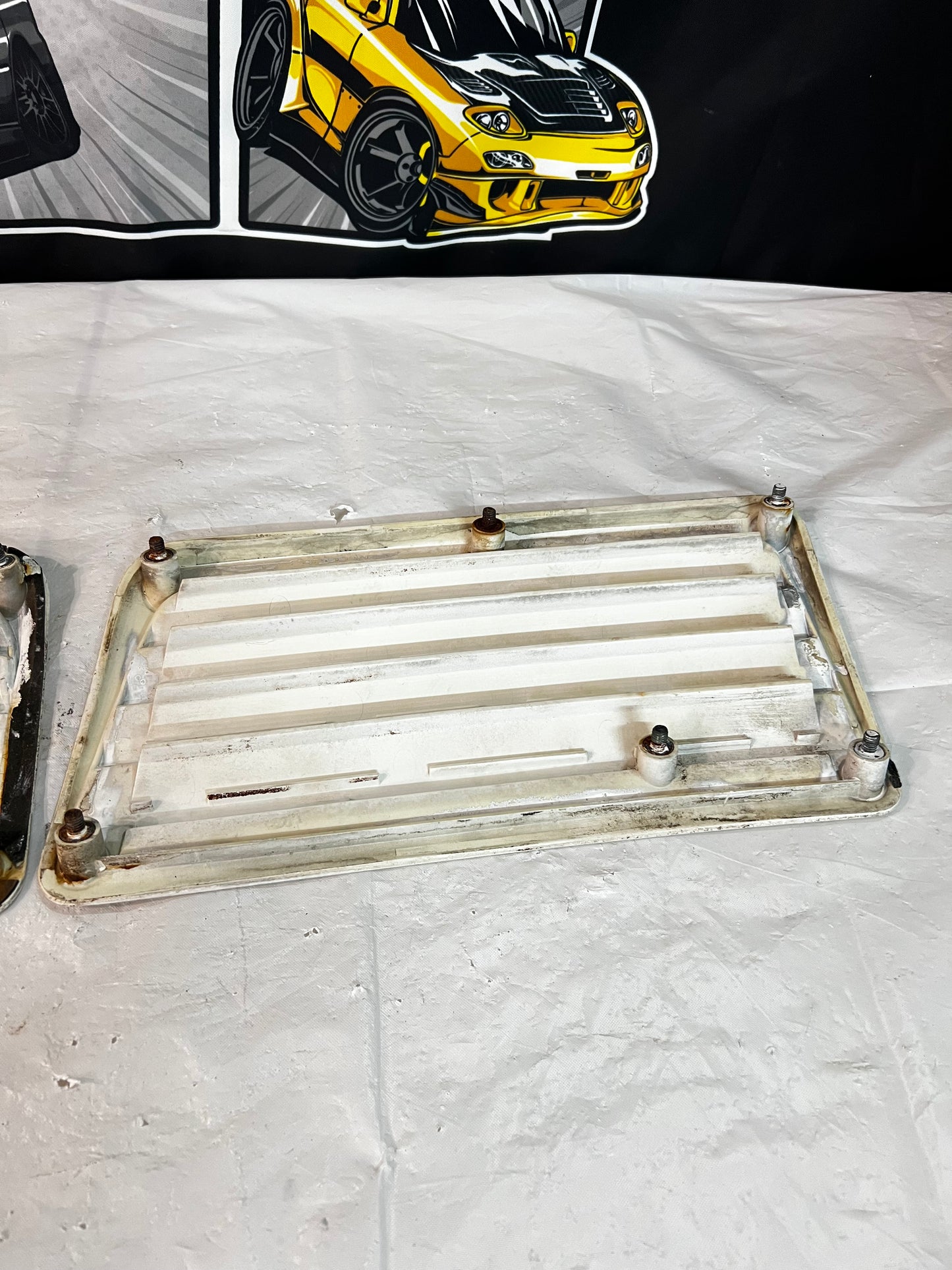 MITSUBISHI LANCER EVOLUTION 1/2/3 OEM BONNET VENTS (PAIRS)