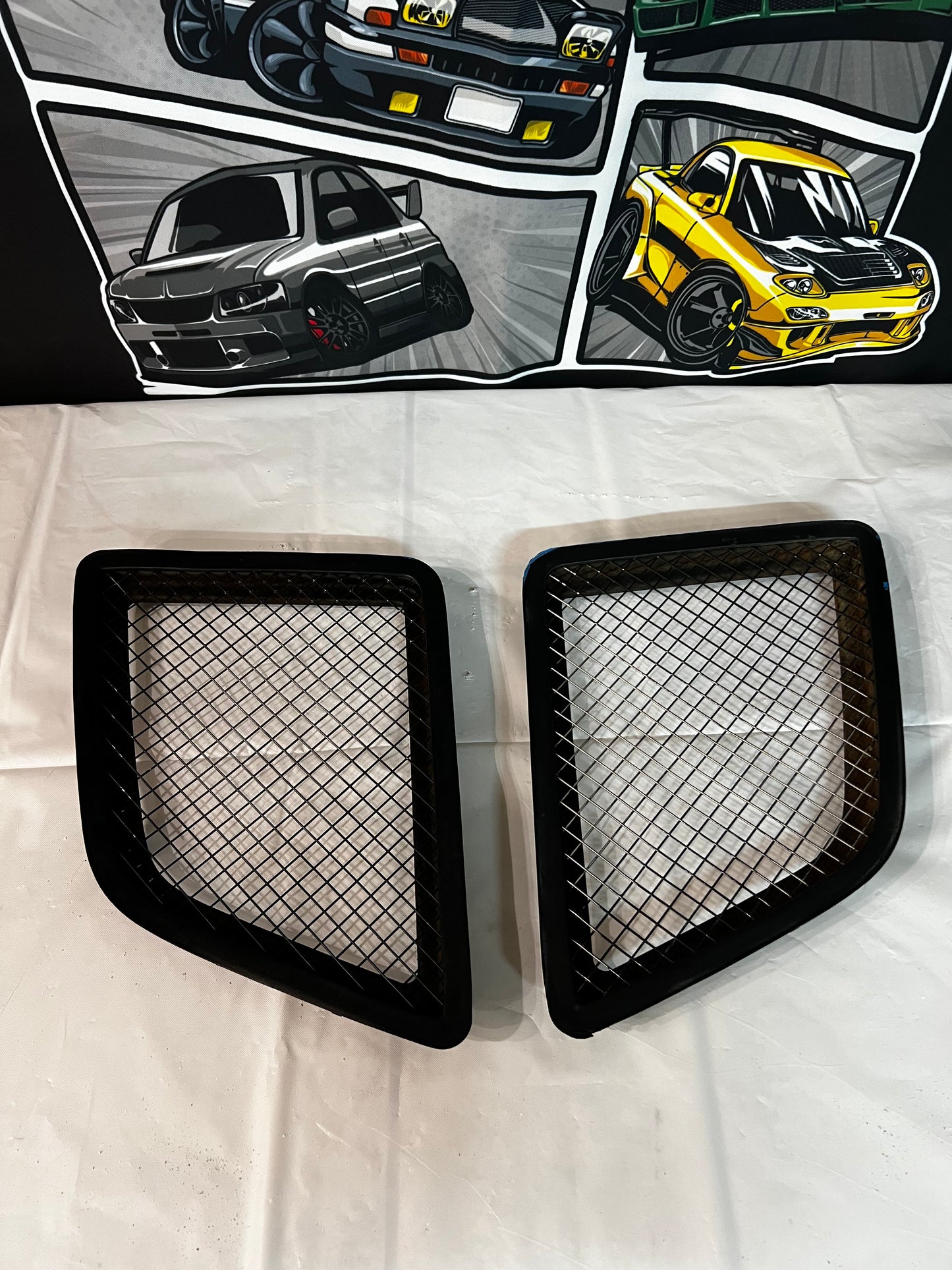 Mitsubishi Lancer Evo 5/6 Cp9a bonnet mesh