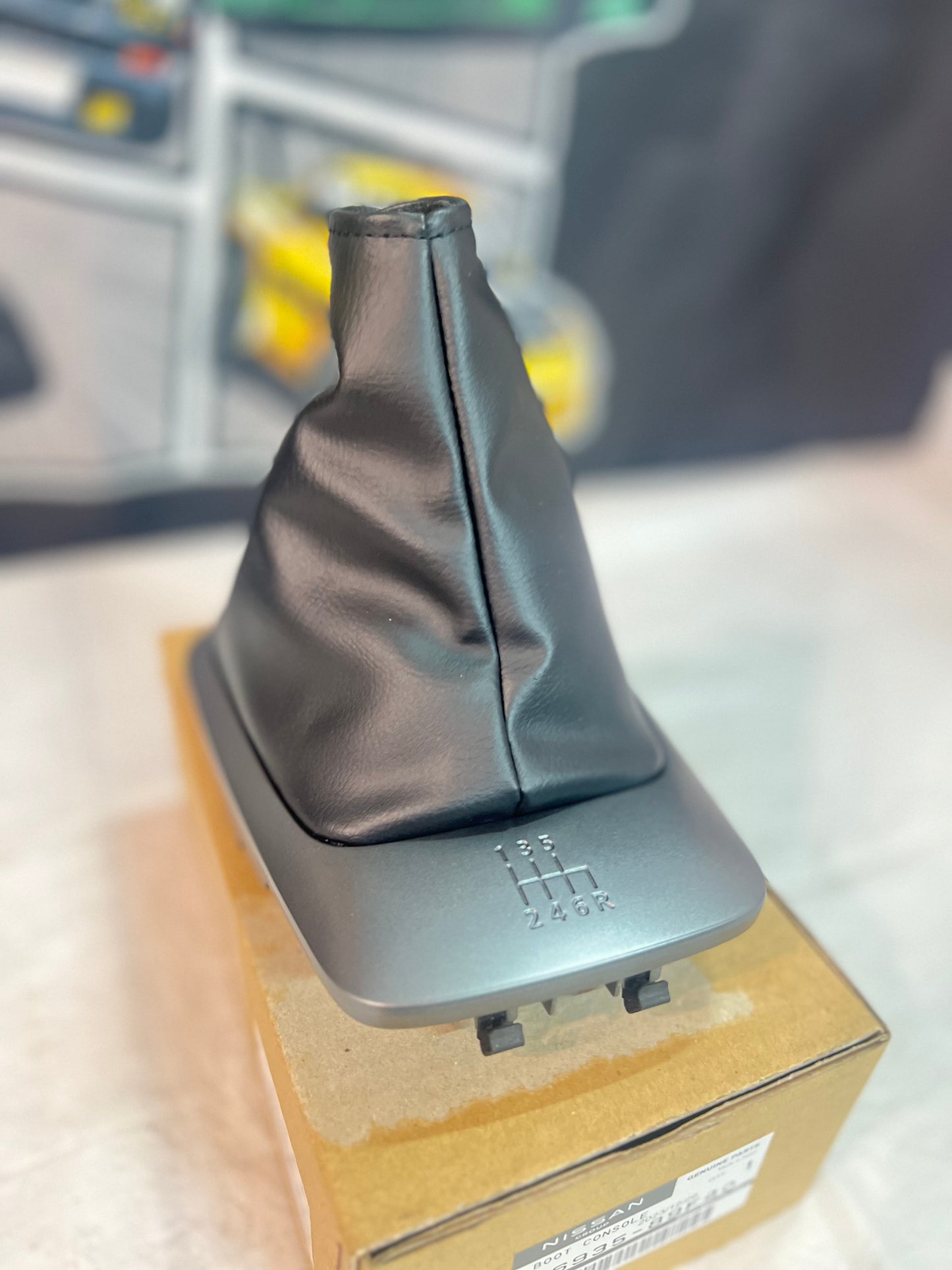 Nissan Silvia S15 200SX GT 6 Speed Shifter Boot Surround (Dark Grey)