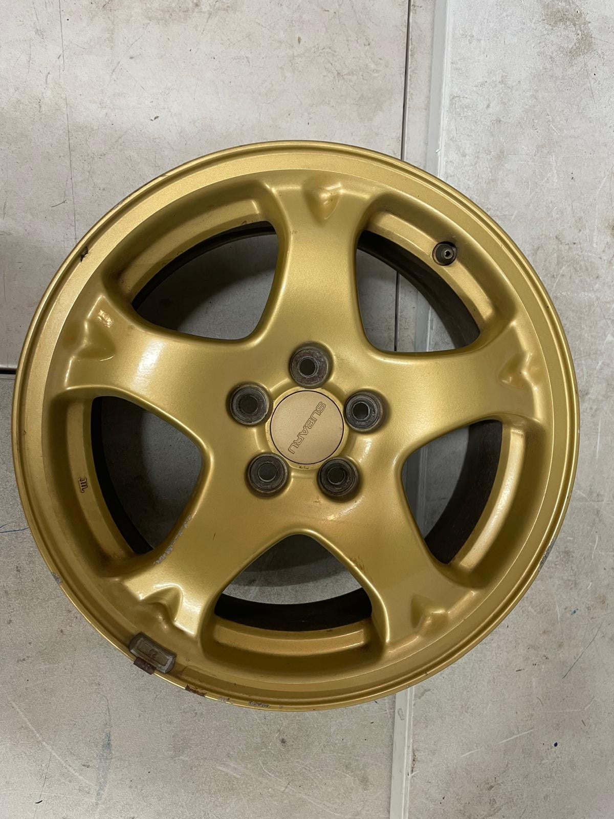 Subaru Impreza WRX GC8 STI OEM WHEELS (Gold) 5x100