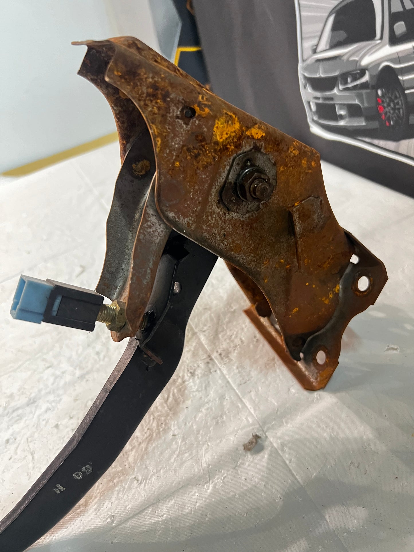 Nissan Silvia S15 200sx Clutch Peddle + mounting bracket.