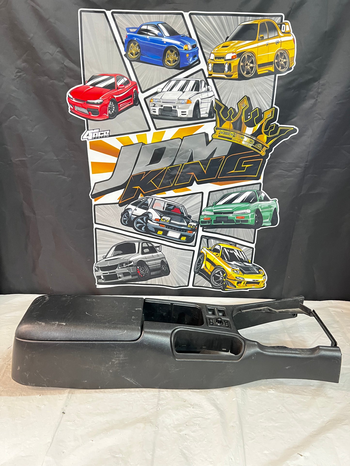 NISSAN SILVIA S14 200sx Center Console Used Scratched & Damaged (C)