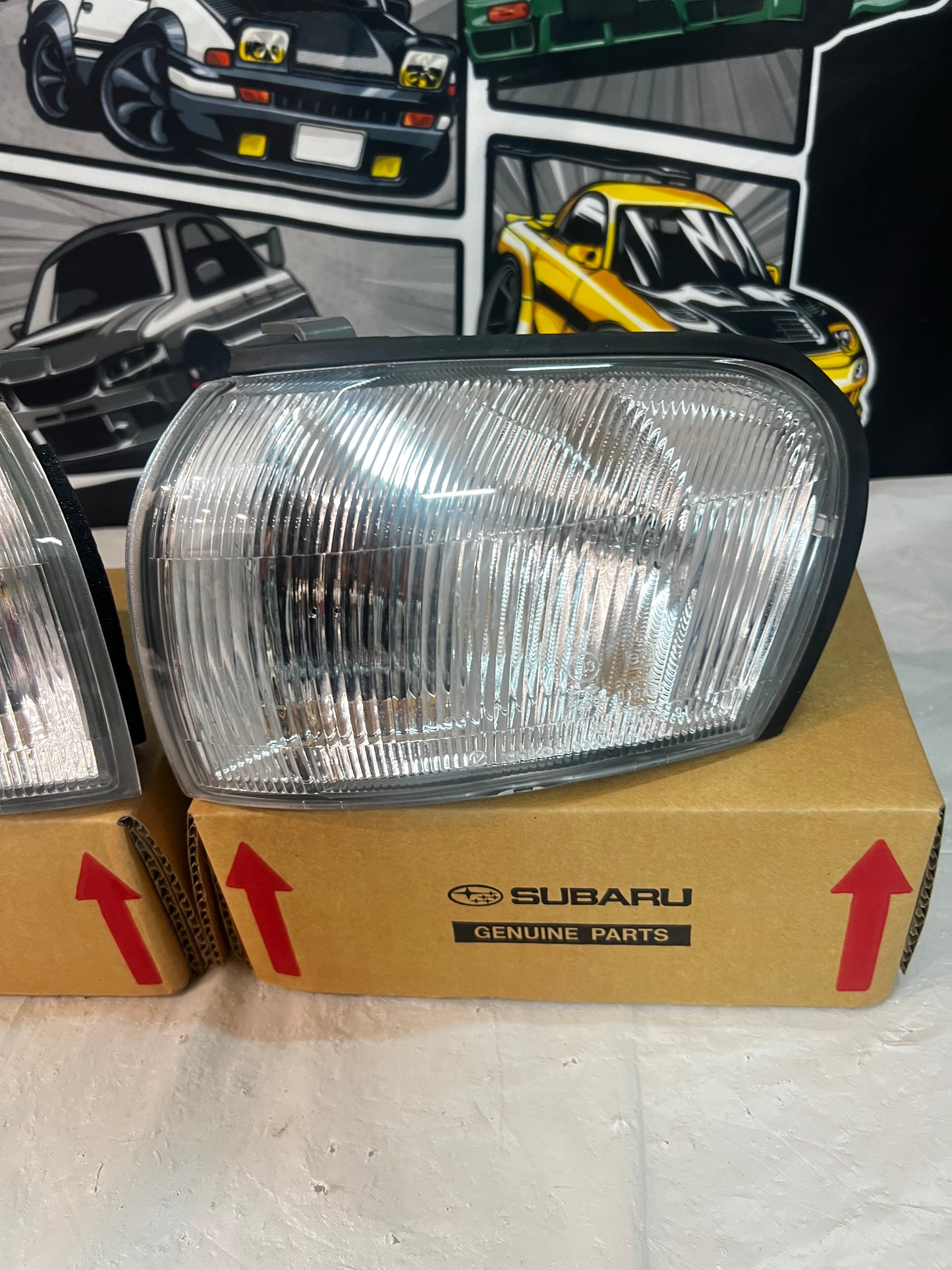 SUBARU IMPREZA WRX GC8 PAIR CORNER PARKER LIGHTS 92-00 model