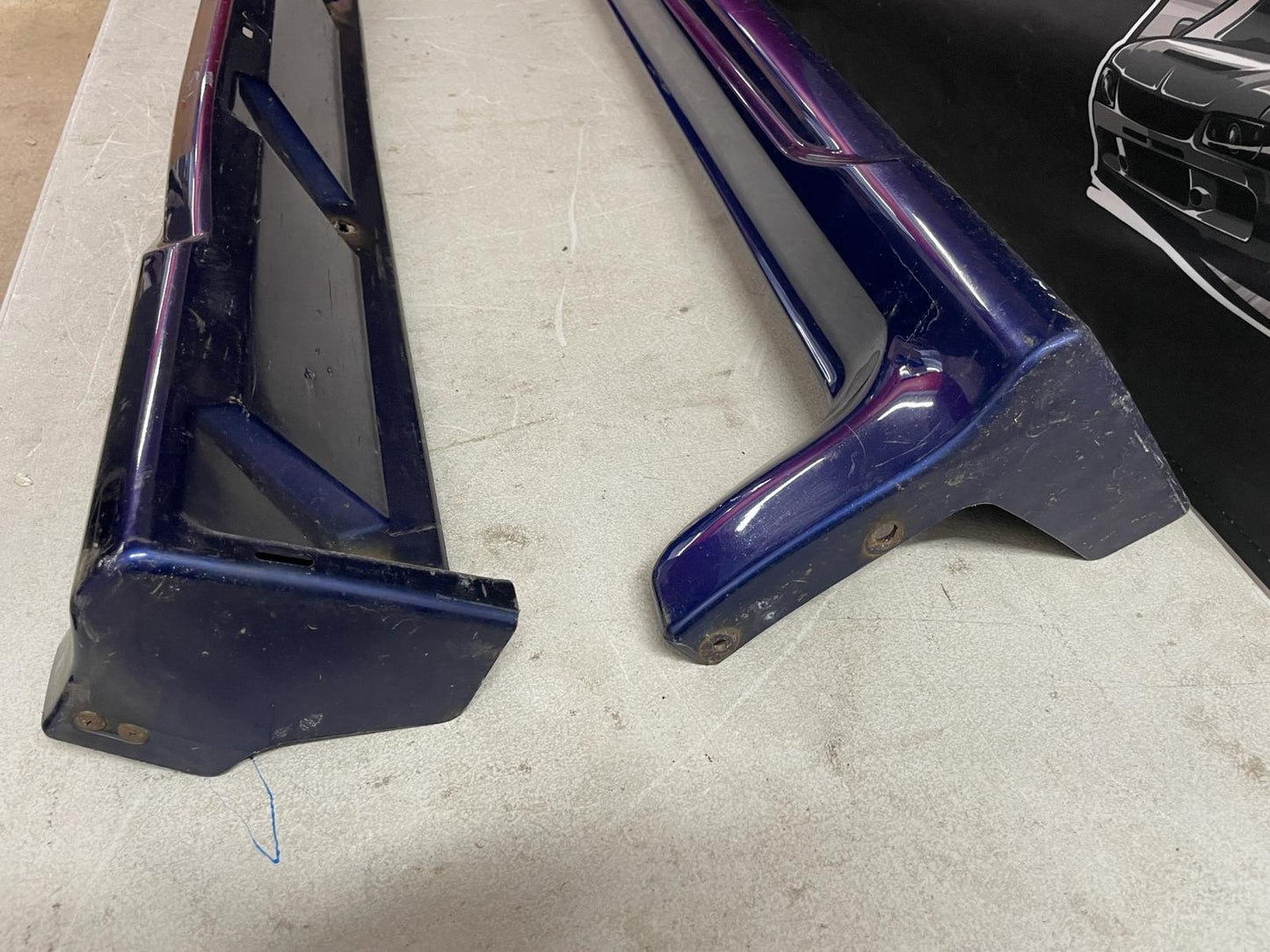 Mitsubishi Lancer Evolution 5/6/6.5 Tommi OEM Genuine Side Skirts