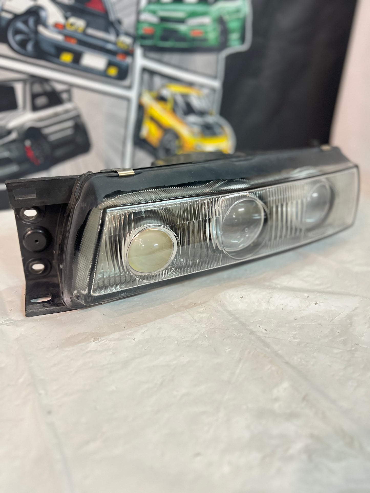 Nissan Silvia S13 Passenger triple projector headlight