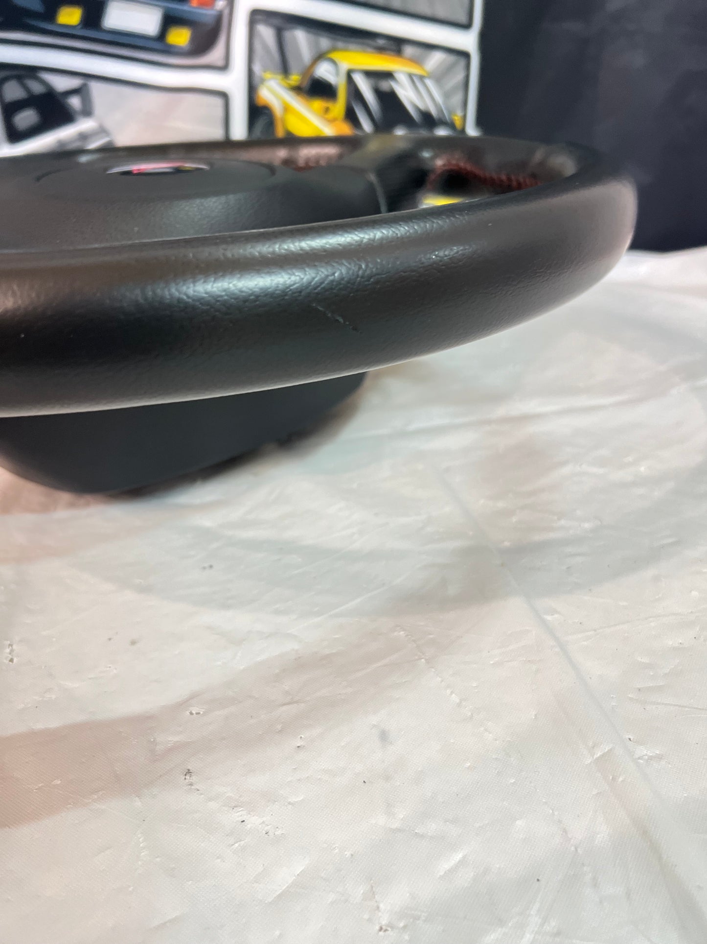 SUBARU Wrx Sti Blobeye & Hawkeye OEM Steering Wheel + Air Bag