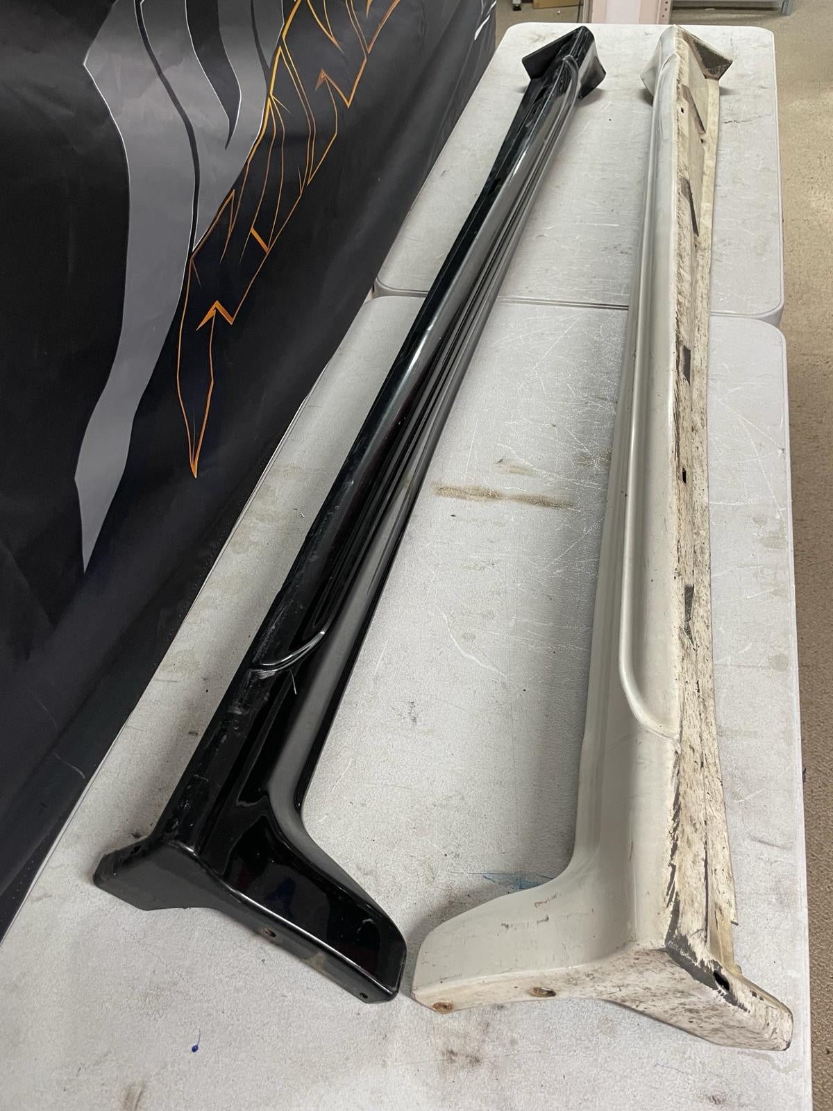Mitsubishi Lancer Evolution 5/6/6.5 Tommi OEM Genuine Side Skirts