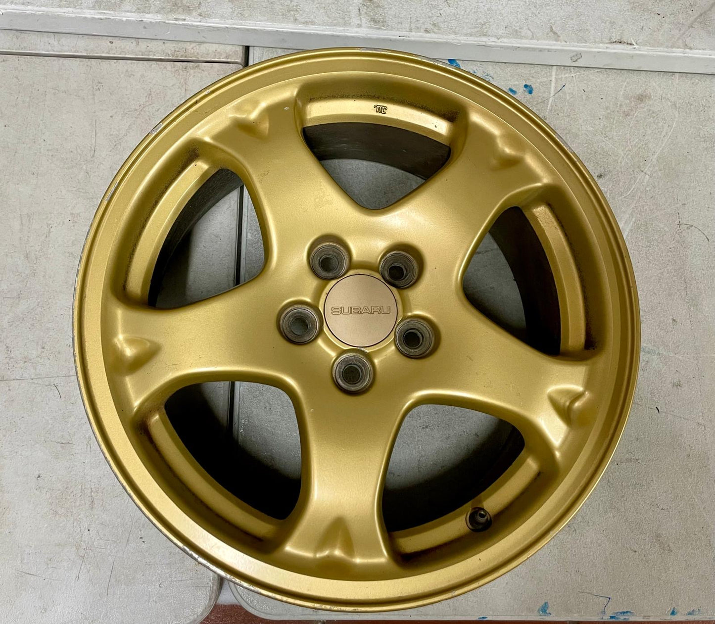 Subaru Impreza WRX GC8 STI OEM WHEELS (Gold) 5x100