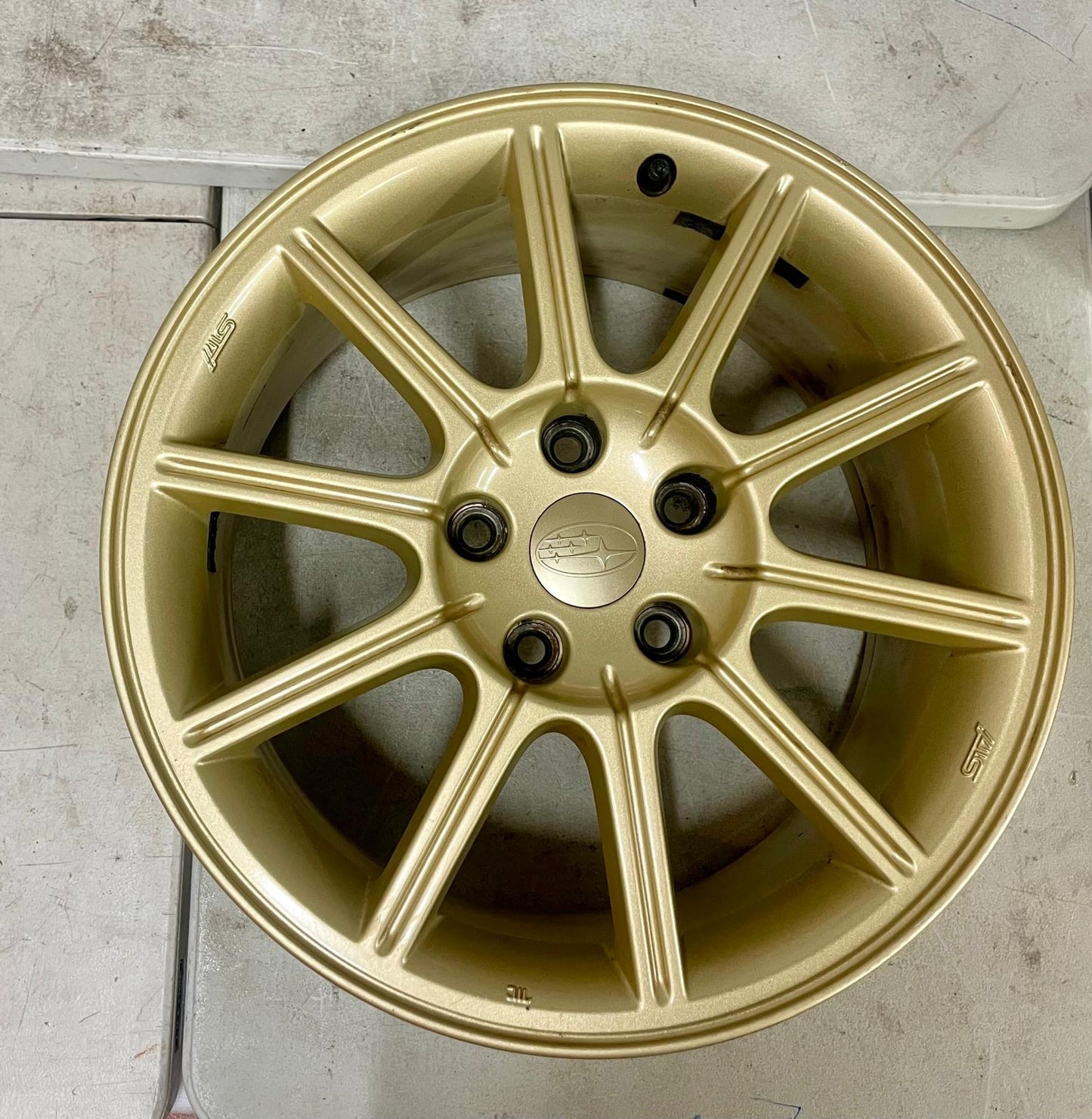 SUBARU IMPREZA WRX STI HAWKEYE OEM WHEEL 17x8 + 53 5x114.3 (Suits 04-07 Model)