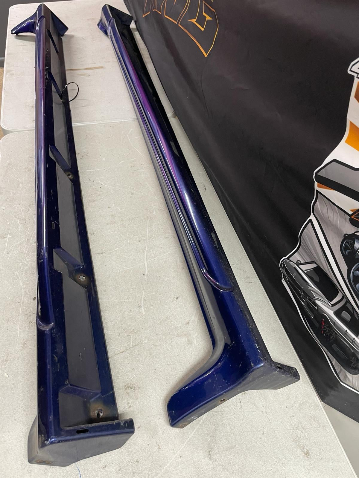 Mitsubishi Lancer Evolution 5/6/6.5 Tommi OEM Genuine Side Skirts