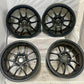 ENKEI PF01 WHEELS GENUINE SET 17x9 +35 (USED) 5x114.3