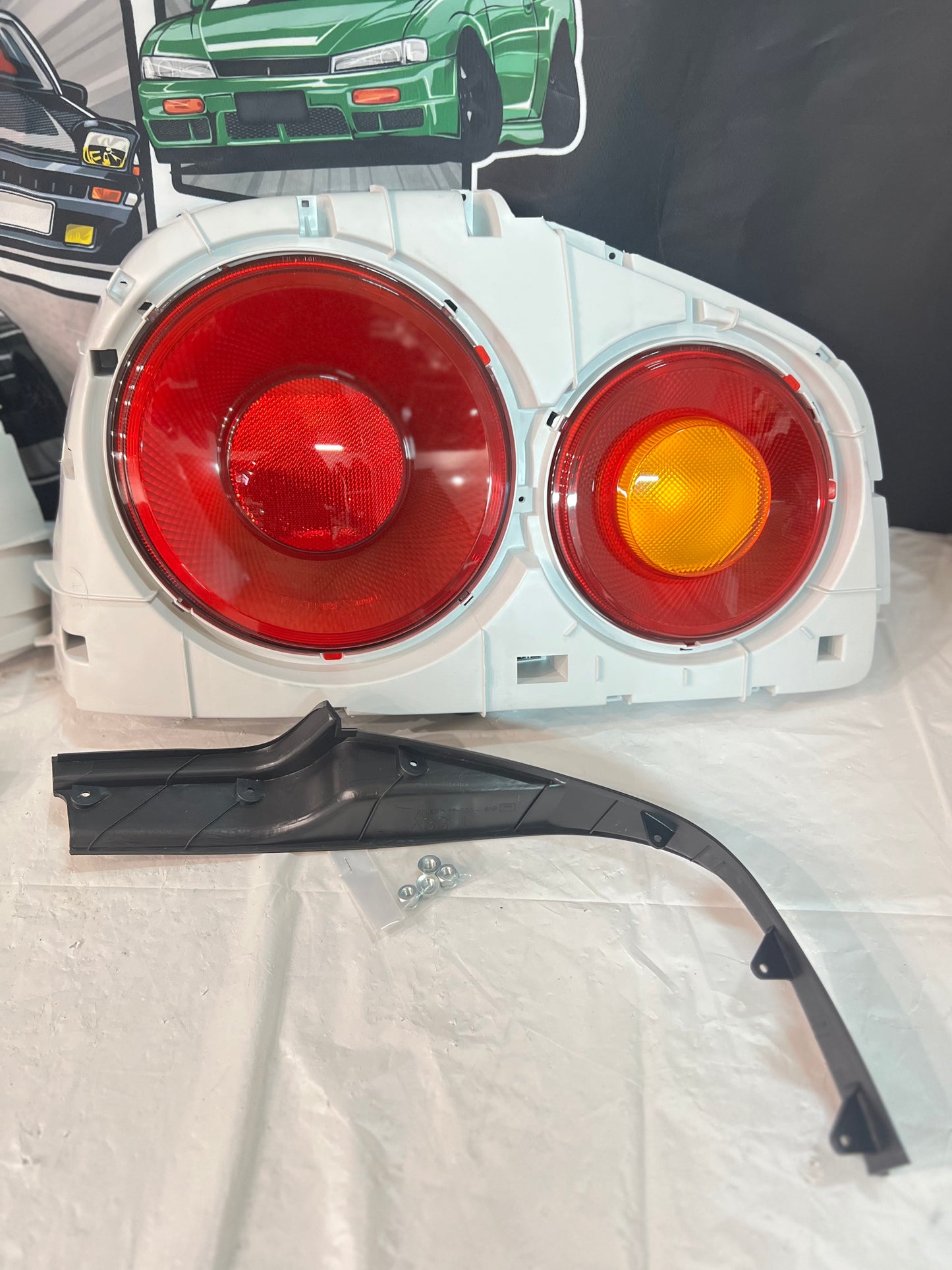 Nissan Skyline BNR34 GTR Tail Light Assembly (LH & RH) SET.Brand new genuine.