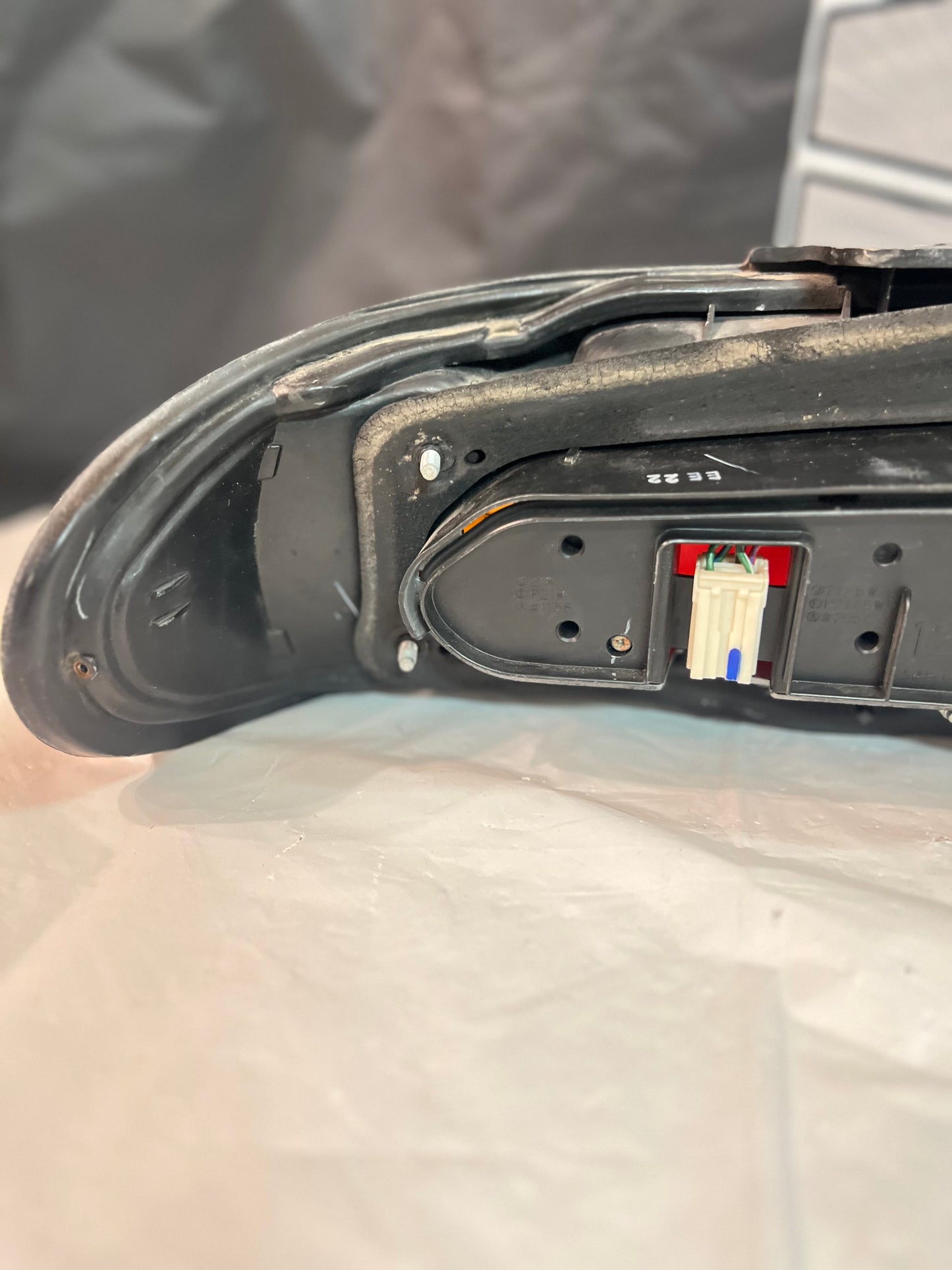 Mitsubishi Lancer Evolution 1-2-3 Tail Lights + rear reflector lights (discontinued item) sold as a set.