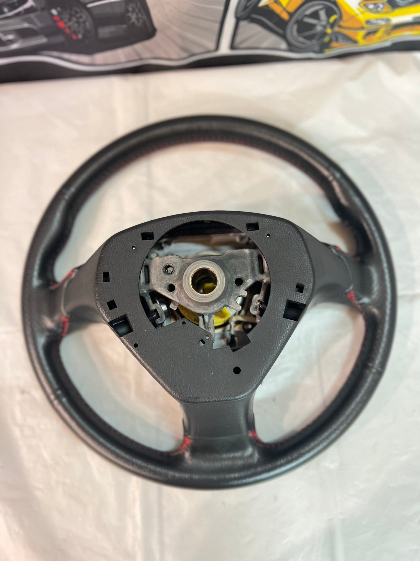 SUBARU Wrx Sti Blobeye & Hawkeye OEM Steering Wheel + Air Bag