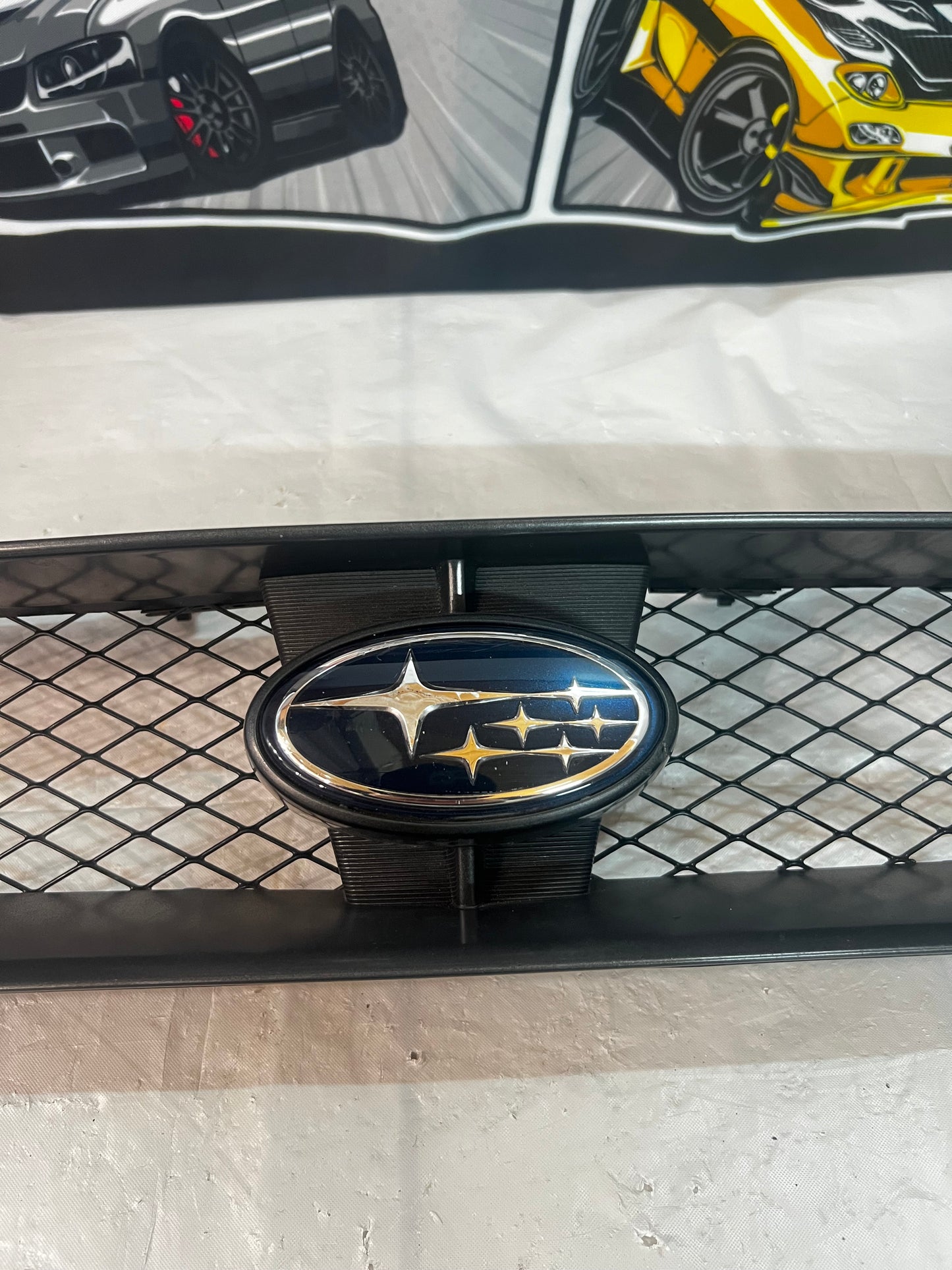 Subaru Impreza WRX STI 03-05 Blobeye OEM Grille Gdb          (damaged tabs)
