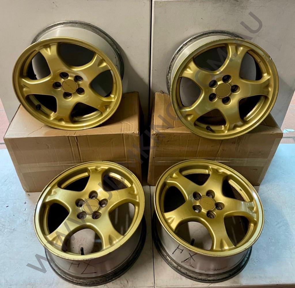 Subaru wrx Gc8 sti oem gold wheels