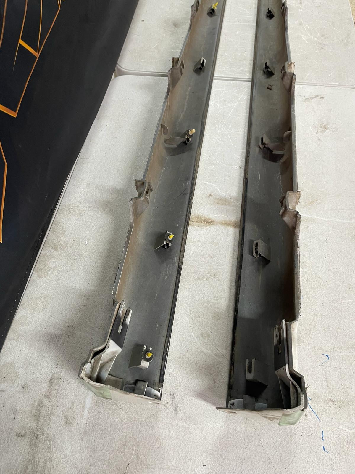 Nissan Silvia S14/200sx Side skirts with genuine end caps. Kouki/ADM
