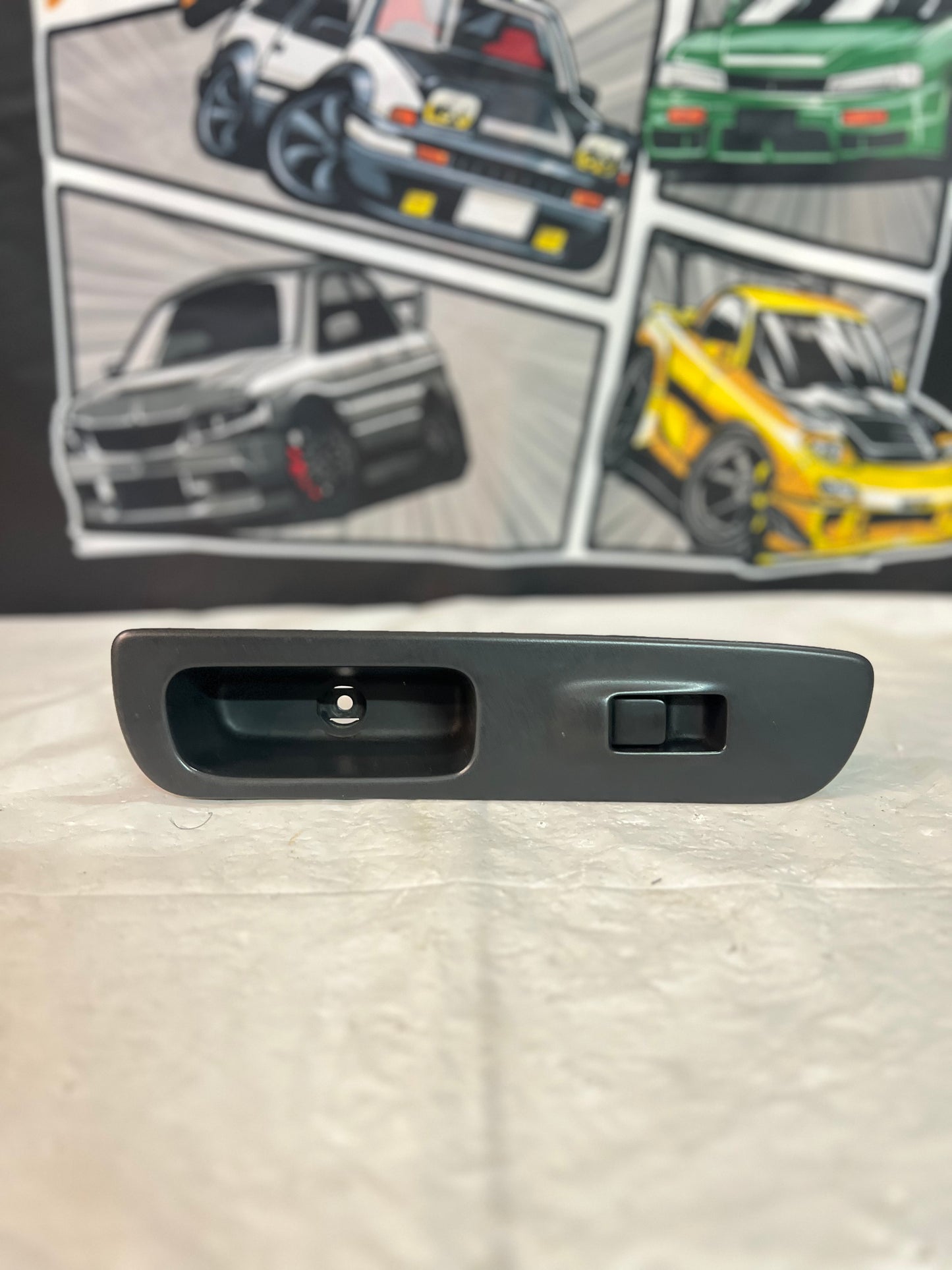Nissan Silvia S14 200sx passenger window switch + bezel (A)