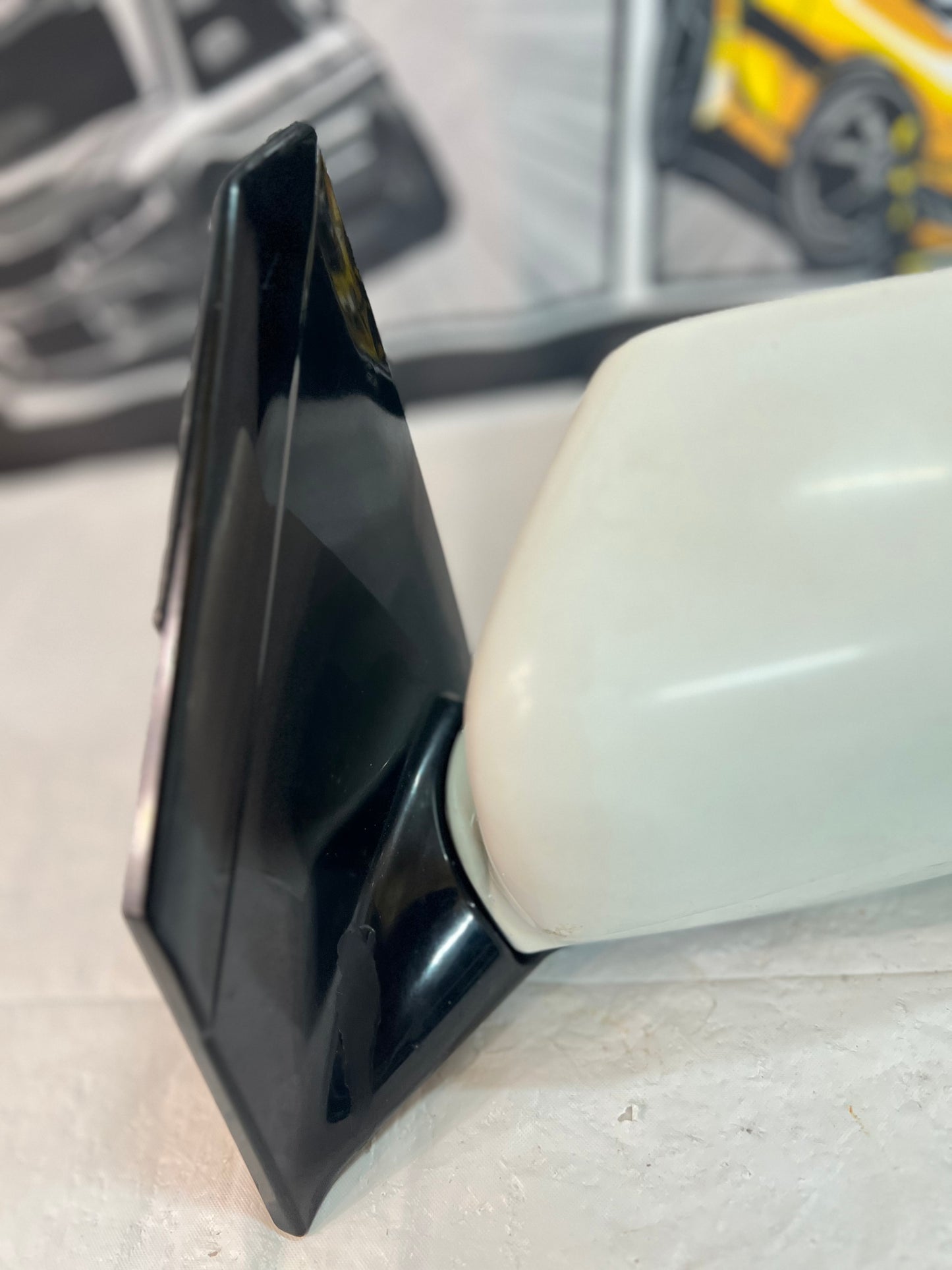 Mitsubishi Lancer Evolution 7-8-9 Mirror (RH) oem White Colour