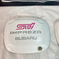Subaru WRX Sti Bugeye 01-02 Version 7 fog light covers genuine    LH & RH (used)