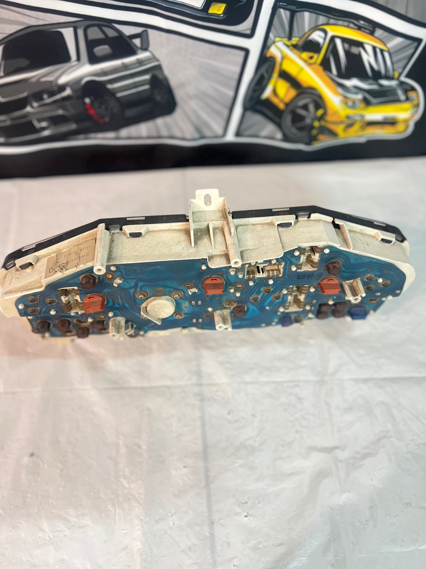 Nissan Silvia S14 200sx Zenki instrument cluster (used) 162946km black face. JDM.