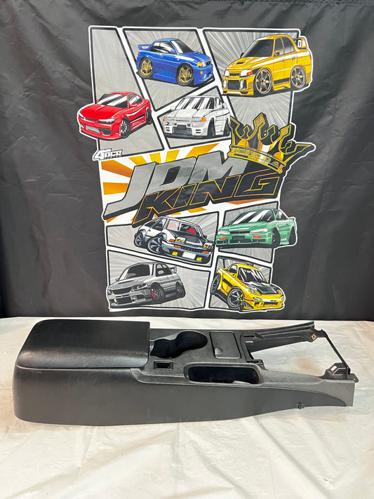 NISSAN SILVIA S15 200SX CENTER CONSOLE (USED) broken lid hinge (A)