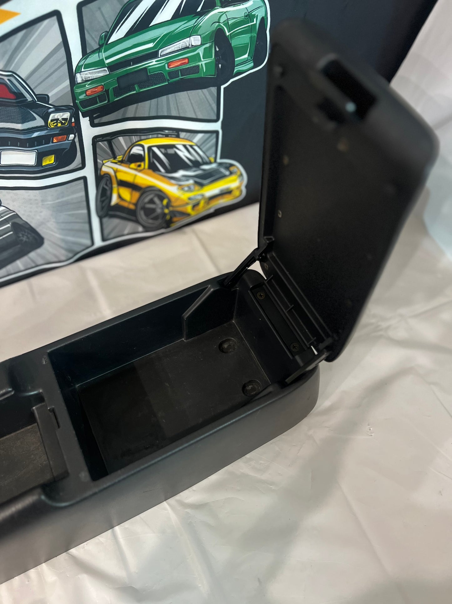Nissan Silvia S14 Centre console with lid. Used condition (A)