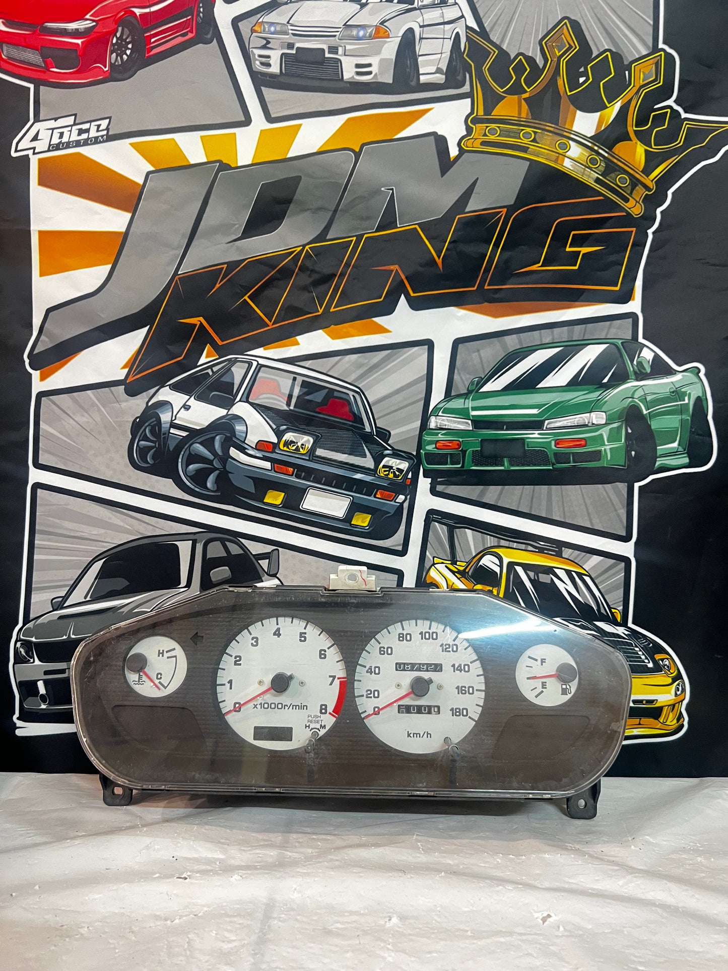 NISSAN SILVIA S14 200sx JDM SERIES 2 CLUSTER (white face) 87,927km
