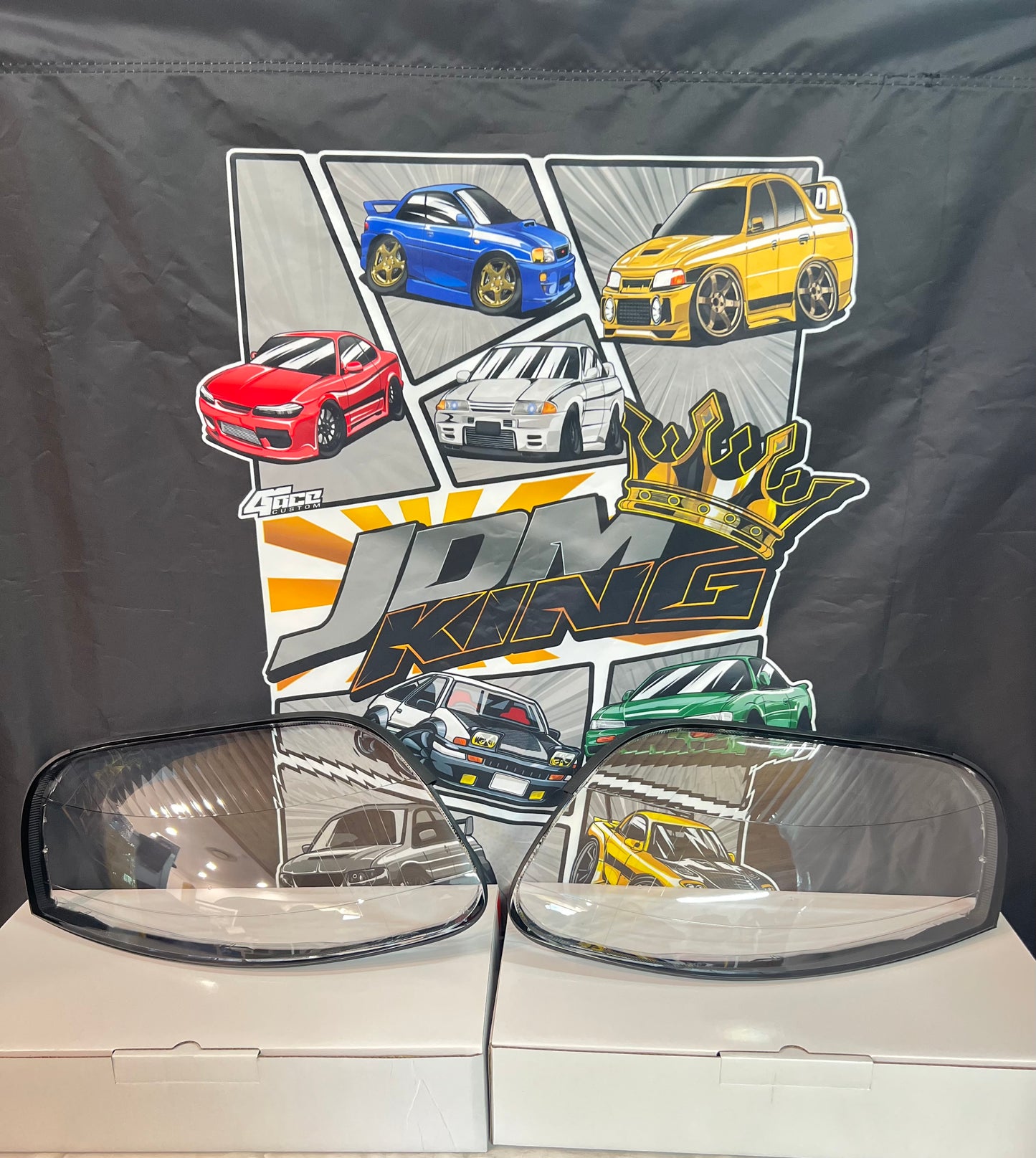 Toyota Supra Jza80 head light replacement kit BRAND NEW BEHRMAN WISESQUARE (A-Grade)