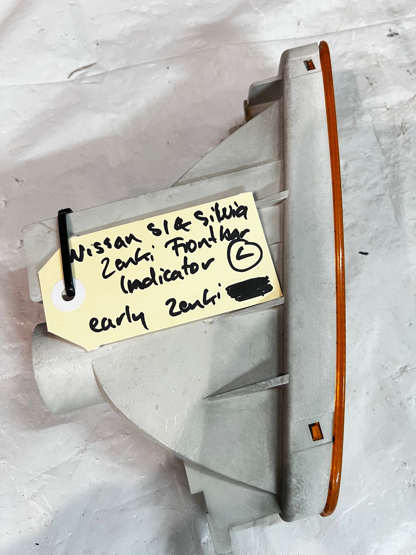 NISSAN SILVIA S14 200sx ZENKI FRONT BAR INDICATOR. (Orange) (LH)