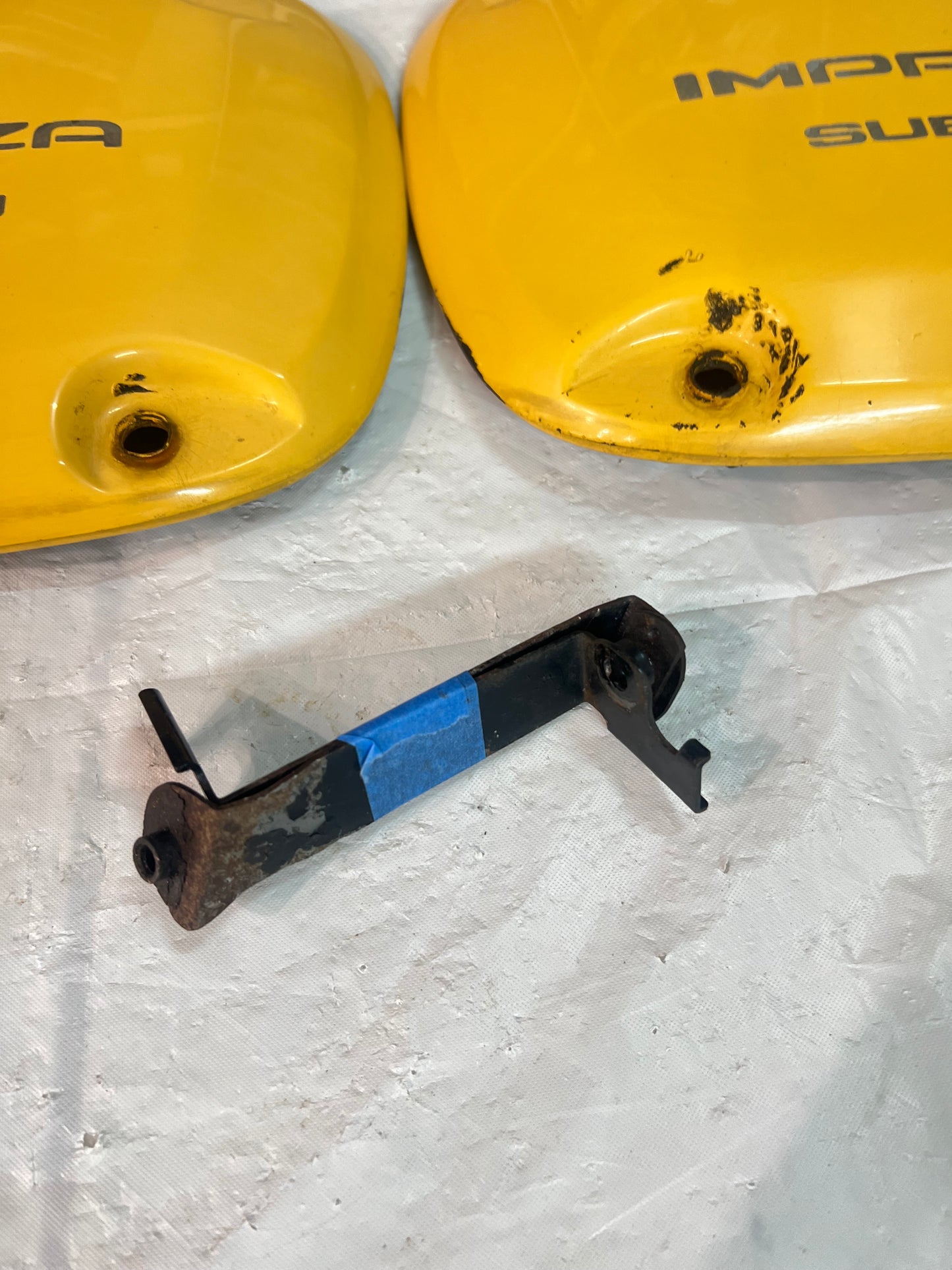 Subaru Impreza Wrx Sti Fog light Covers Suite Club Spec Models Also. (LH & RH) Used.