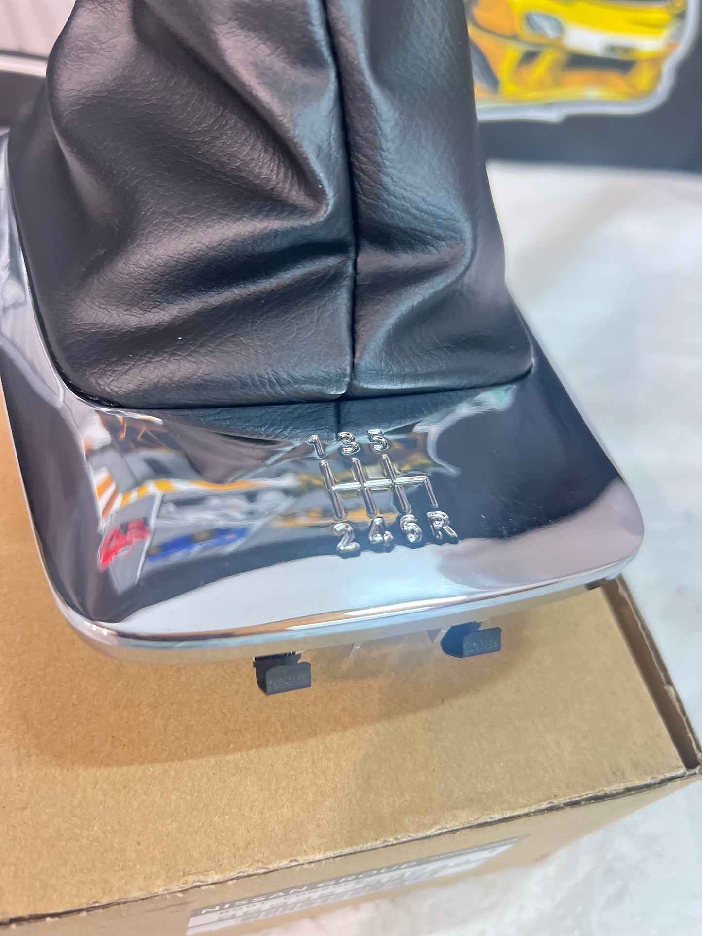 Nissan Silvia S15 200SX GT Shifter Boot Surround (Chrome)