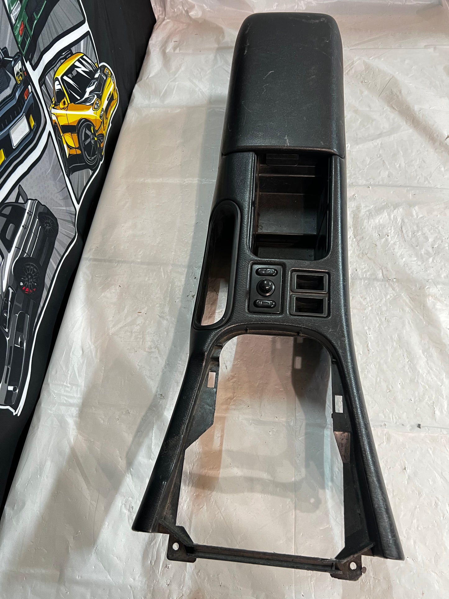 NISSAN SILVIA S14 200sx Center Console Used Scratched & Damaged (C)