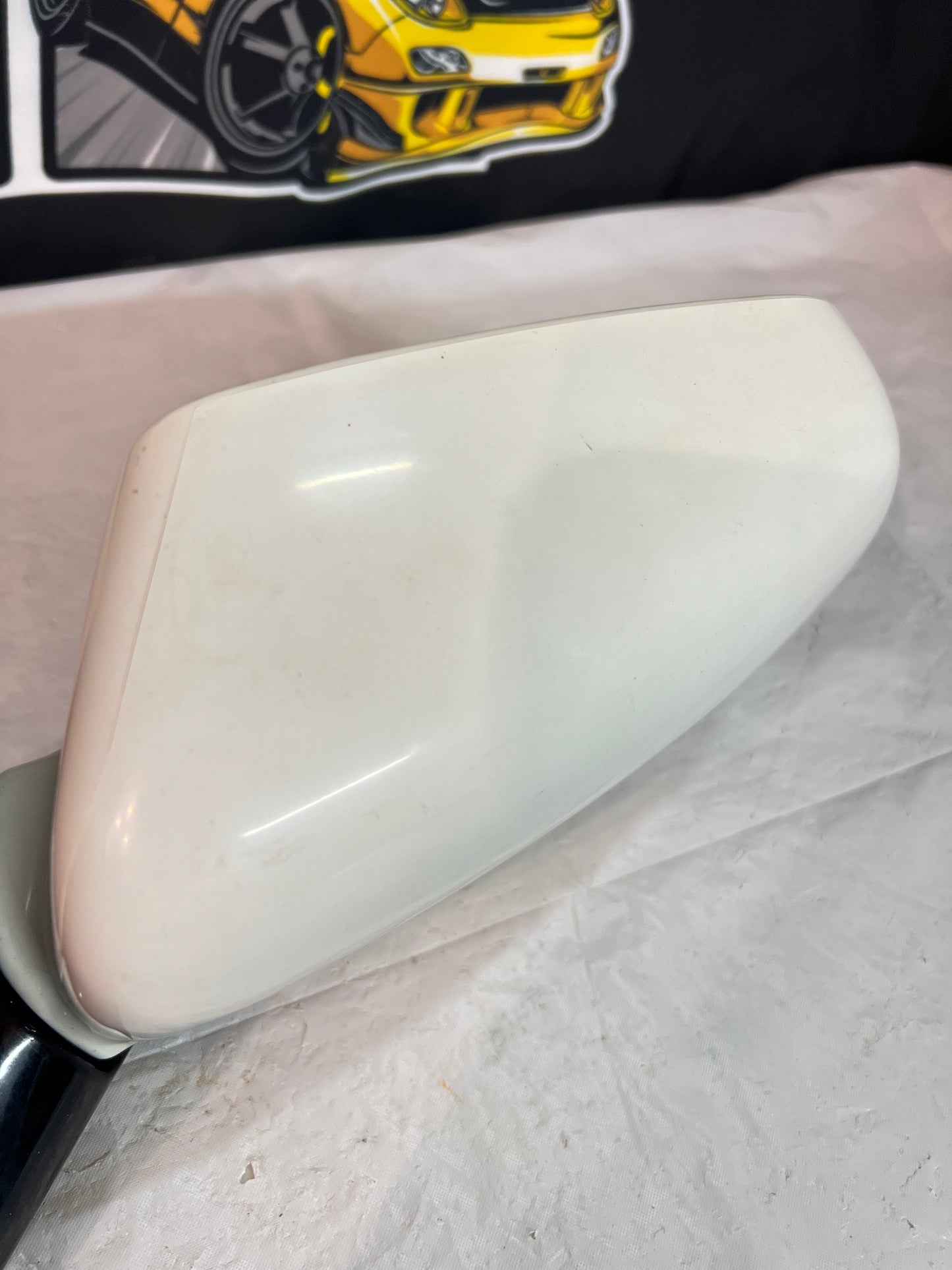Mitsubishi Lancer Evolution 7-8-9 Mirror (RH) oem White Colour