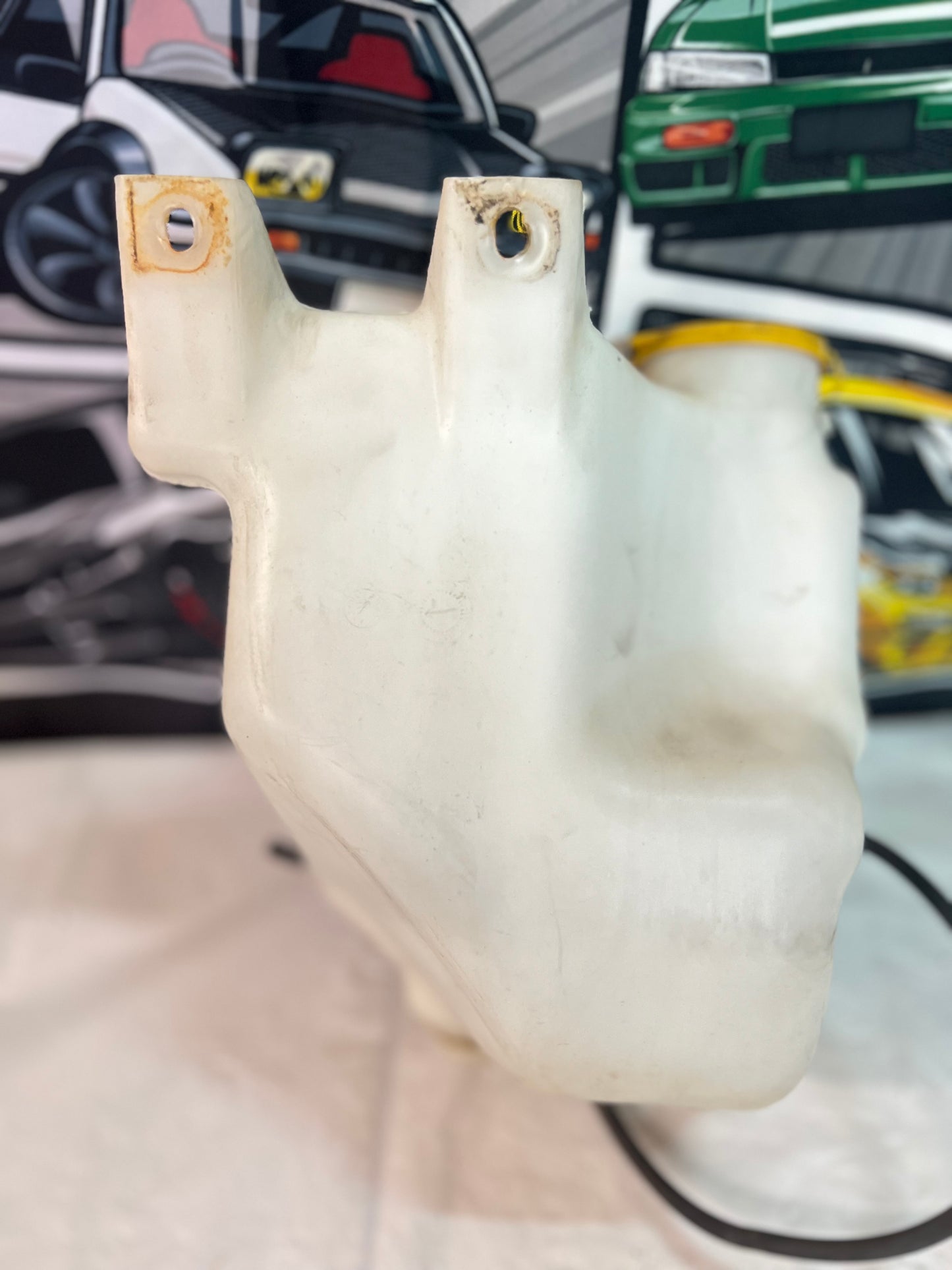 Subaru Impreza STI Gc8 Coupe     JDM twin pump washer bottle suits front & Rear wiper model. (Discontinued item)