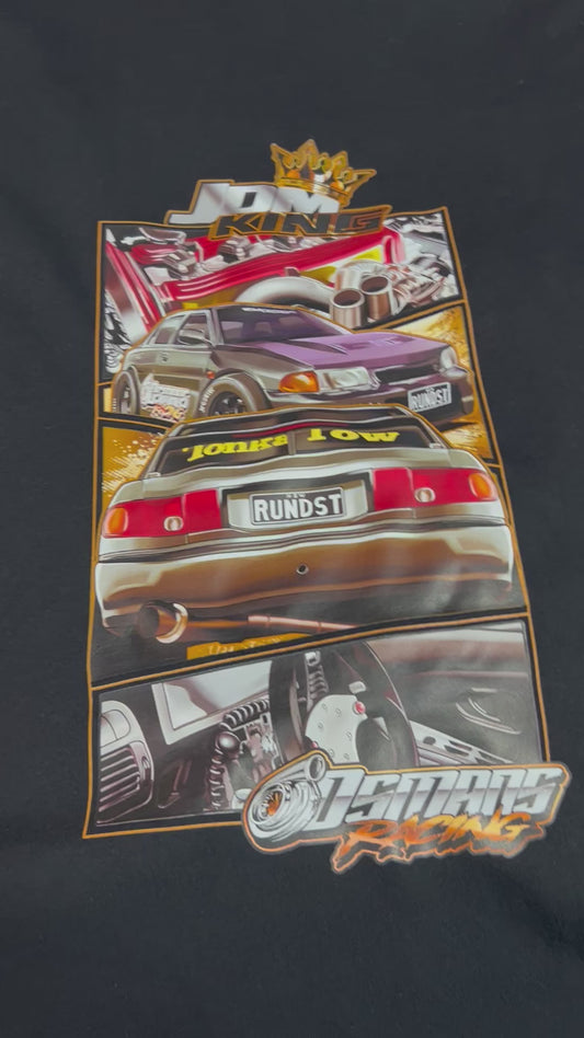 JDM King/Osmans Racing Built Evo 2 T-Shirt… Our OG Roll Racing/Drag Car 1.0 Design (Men/Women)